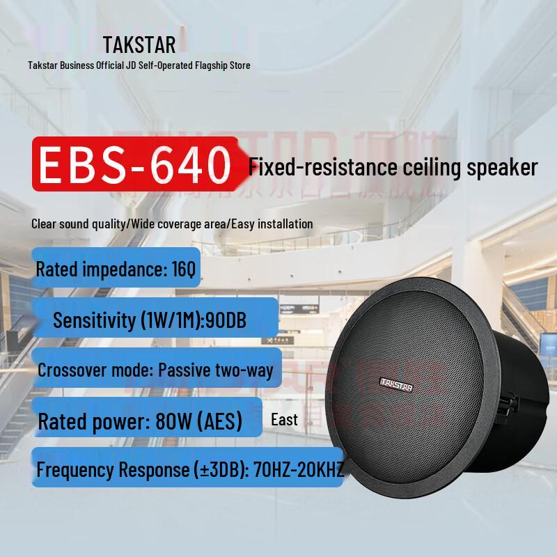TAKSTAR EBS-640 Fixed Impedance Ceiling Speaker
