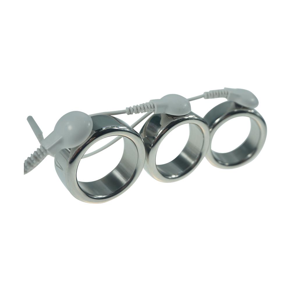 1 kus DIY 26mm/28mm/30mm pro výběr elektrického šoku z nerezové oceli zpožděné ejakulace erekční kroužek elektrošokový kroužek na penis erotická hračka