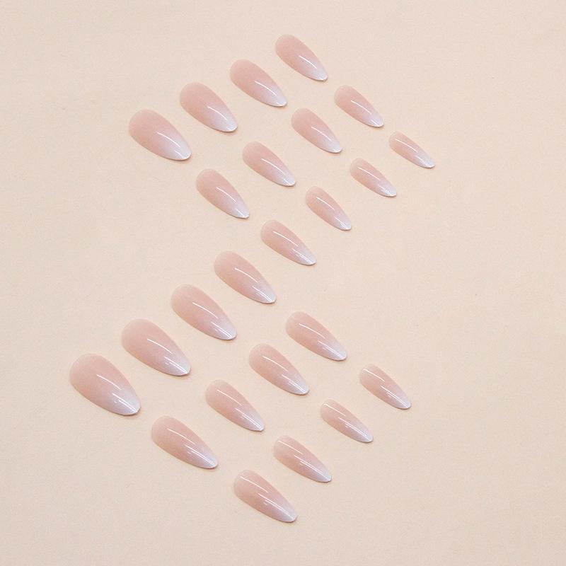 Simple Pure Desire for Gradual Change Fashion Manicure Gentle Sweet Fake Nails Niche Texture Manicure Foreign Trade Nail Piece