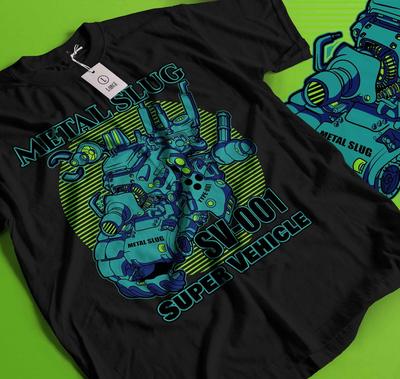 Metal Slug SV-001 Super Vehicle 001 Premium Unisex T-Shirt Klassisches Spiel Geschenk 411