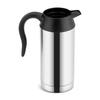 12V 750ml Elektrisk bilkittel i rostfritt stål Värmekopp Kaffemugg Resevattenflaska