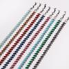 Luxury Dainty Tennis Bracelets for Women Silver Color Sparkling Colorful Cubic Zircon Stackable Hand Chain Crystal Wedding Jewel