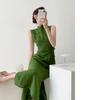 Spring and Summer Retro New Chinese Style Improved Daily Cheongsam Skirt National Style Waist Dress Summer