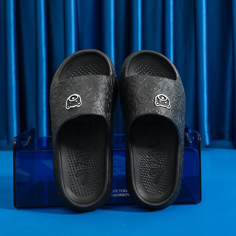 Zesílené EVA pantofle pro páry s protiskluzovou podrážkou pro domácí a koupelnové použití