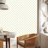 Heart Wallpaper White, Cream and Yellow 50x1000