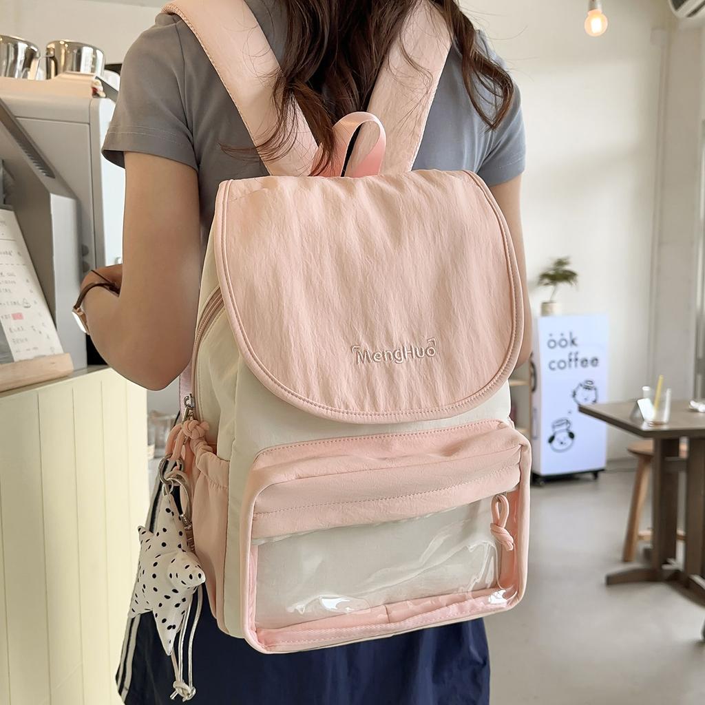 Schoolbag Japanese ins wind niche schoolbag pain bag girl junior high school backpack girl college student schoolbag computer backpack