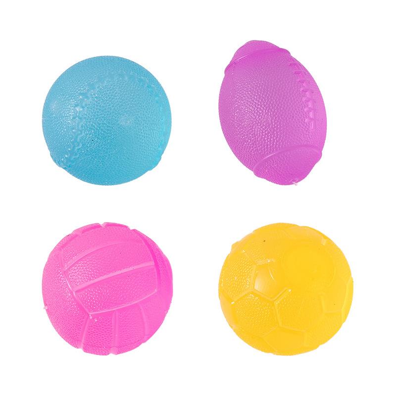 Rugby Football Squishy Stress Ball Toys Squeeze Sugar Balls Anxiety Relief Sensory Fidget Toy For Kids Party Favor Goodie Bag