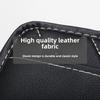 Fit PU Leather Car Trunk Organizer - Double-Layer Storage Bag with Large Capacity, Diamond-Patterned Design for Rear Seat & Vehicle Interior
