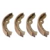 4pcs Brake Shoes 27943G01 Club Car Accessories Replacement for EZGO G&E 1997Up