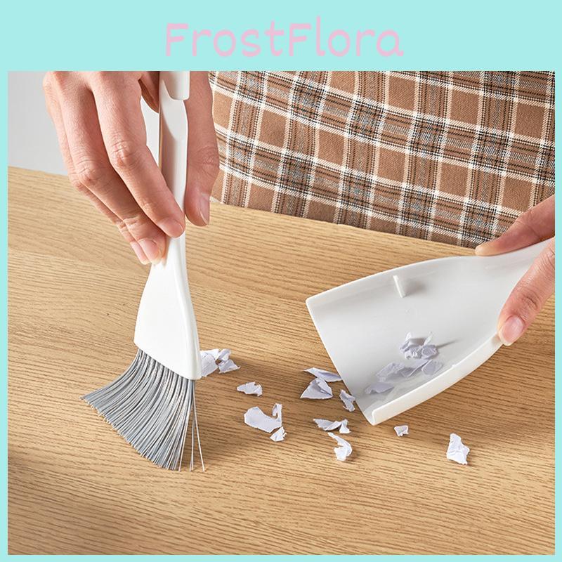 Pp Compact Desktop Cleaning Brush And Dustpan For Small Spaces And Windowsills