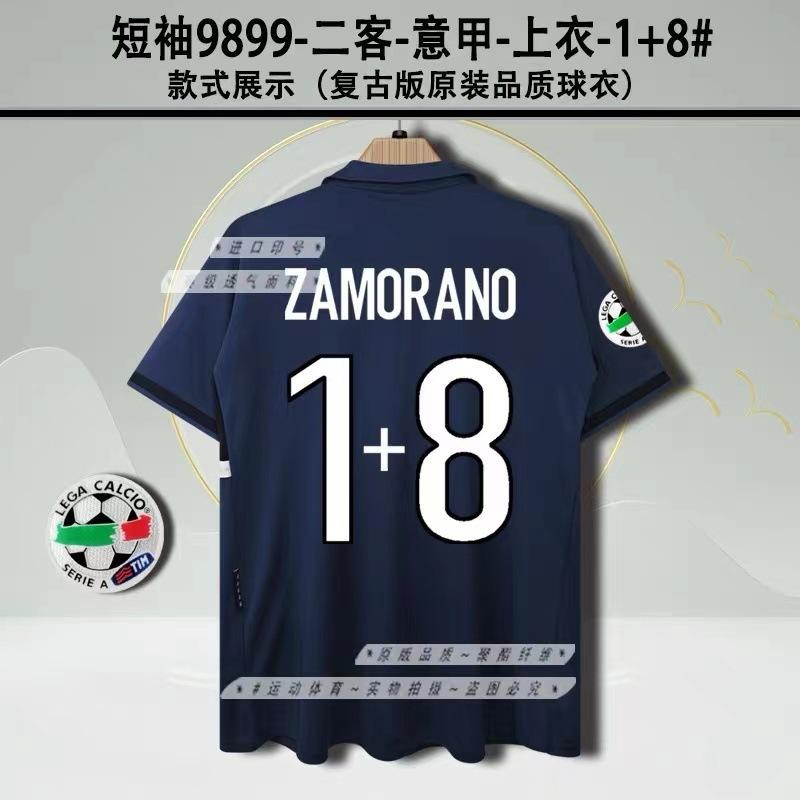 Vintage Jerseys, Football Uniforms, Classic Inter Milan AC Ronaldo Nesta Martinika Kashevqin Jerseys