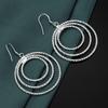 925 Sterling Silver Earrings Flowers For Women Exquisite Student Girlfriend Jewelry Accessories Wedding Fashion Gift