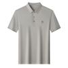 Summer Lapel Collar Short Sleeve T-Shirt Men's Loose Fit Casual Polo Top