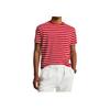 Polo Ralph Lauren Gestreiftes Logo Besticktes Rundhals Kurzarm T-Shirt Herren Oberteile 710934662-003
