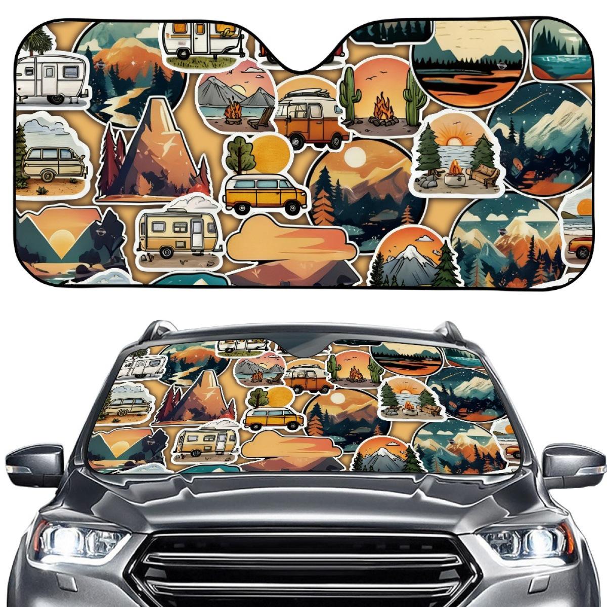 Car Windshield Sunshade - No Installation Required One Size