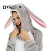 Animal Onesie Pajamas for Adults Kids Unisex Flannel One-Piece Sleepwear Halloween Cosplay Costume for Homewear