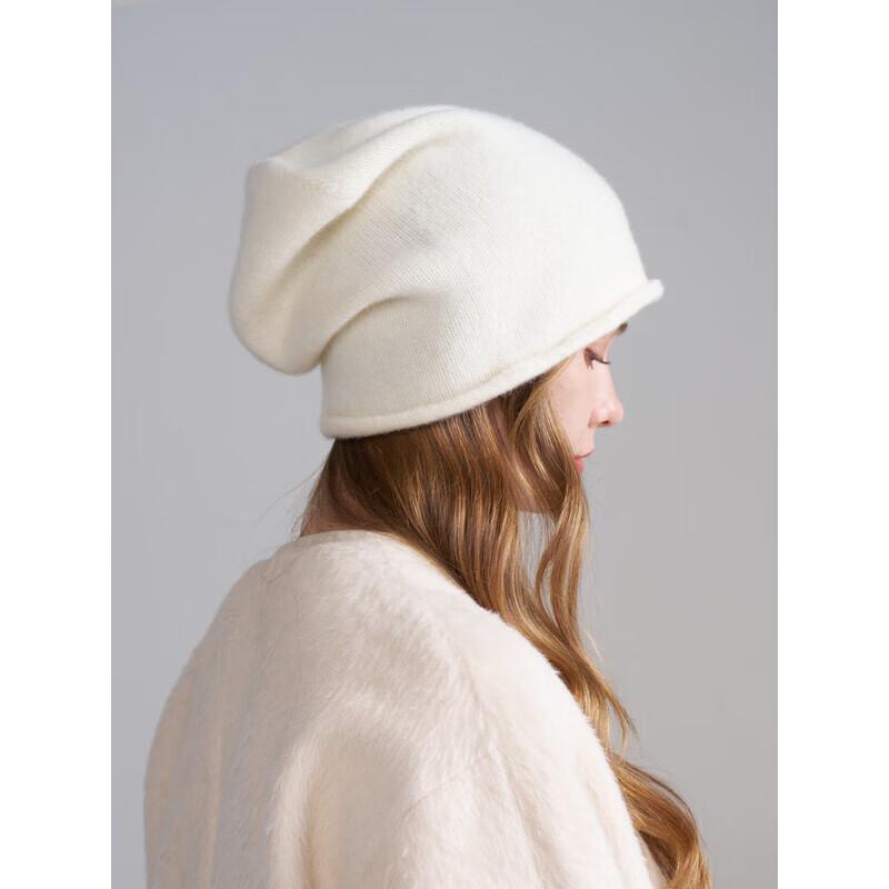 Kenmont Women's Korean Style 100% Merino Wool Thin Knitted Beanie