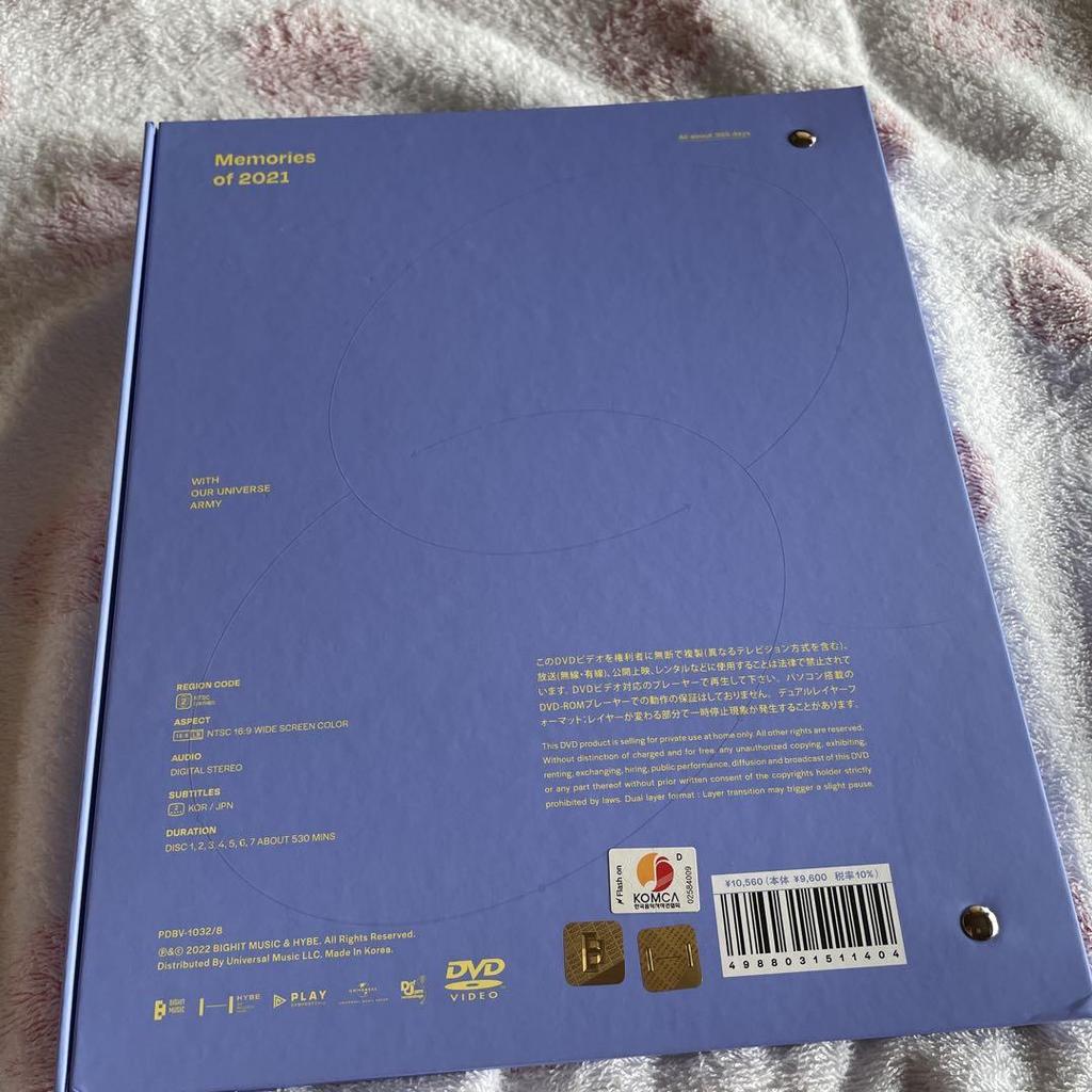 [USED] BTS Memories of 2021 DVD