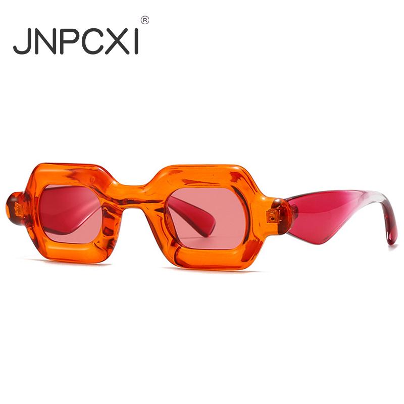  NEW Punk Square Sunglasses Women Men Y2K Hip Hop Gradient Frame Luxury Holiday Sun Glasses Unisex Shades Beach Eyewear