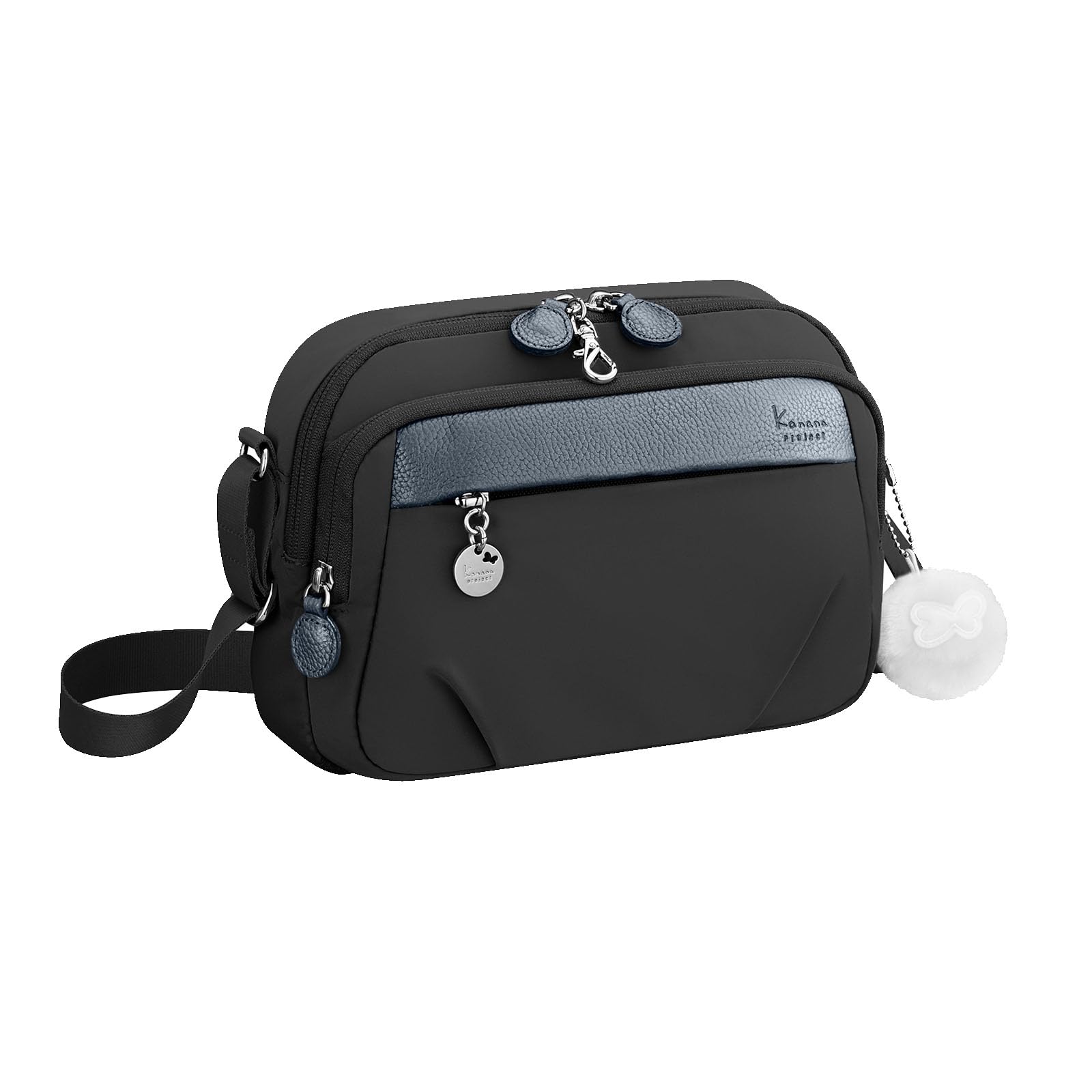 

Shoulder bag with small black [Kanana Project] PJ1-4th anti-virus pocket, size, multi-function, No.67641, чорний