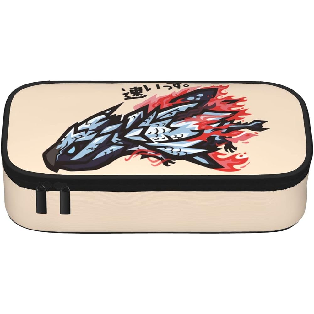 pencil case pencil case pencil case monster hunter pencil case pen pouch pen box pen bag makeup p...