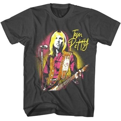 Tom Petty Rocks the Mic Men's T Shirt