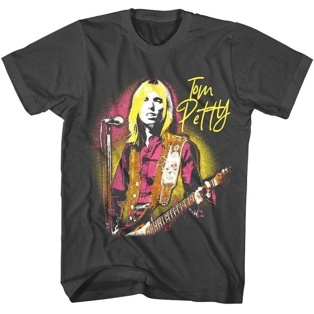 Tom Petty Rocks the Mic Men s T Shirt 3XL