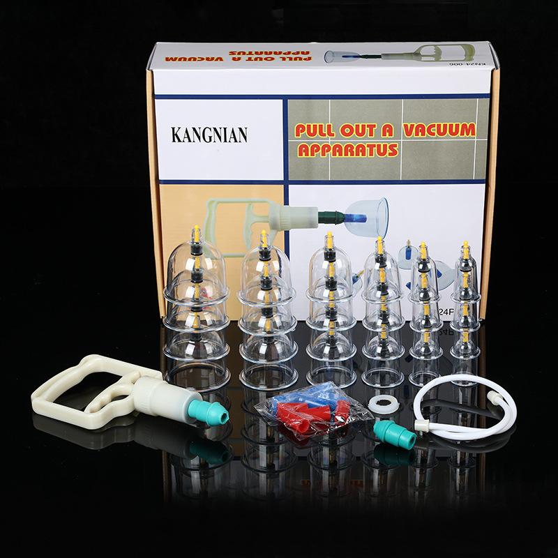 

24 Pieces Suction Cups Massage Vacuum Cupping Body Massager Plastic Vacuum Suction Therapy Cupping Set Cans for Massage