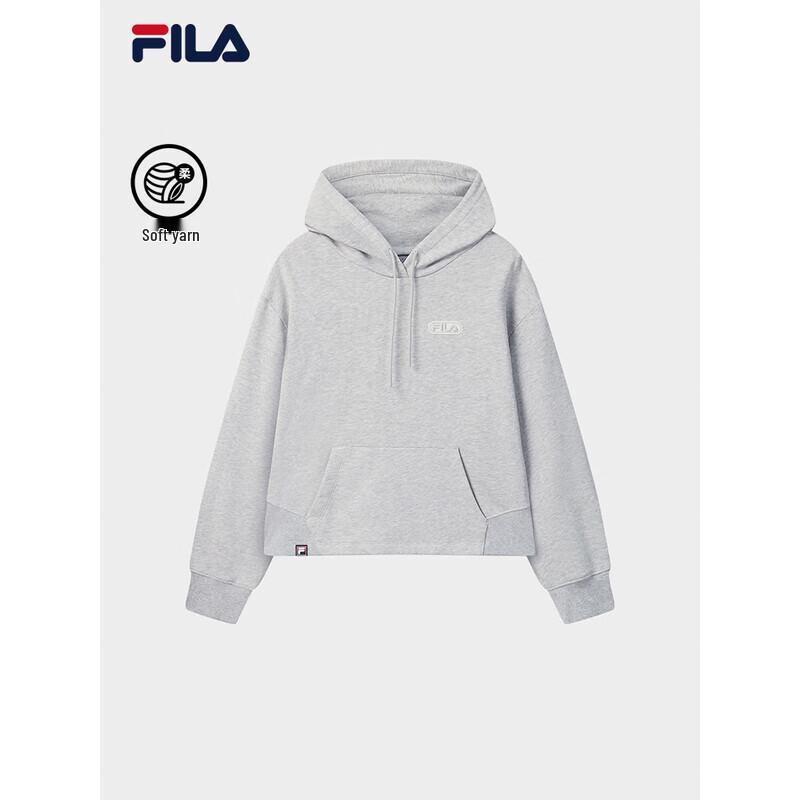 FILA Women's Winter Loose-Fit Knit Hooded Sweatshirt