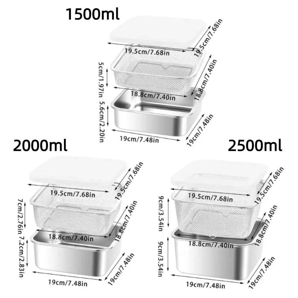 Fine Mesh Drain Basket Rust Proof Vegetable Washing Basin Food Strainer  Food Prep