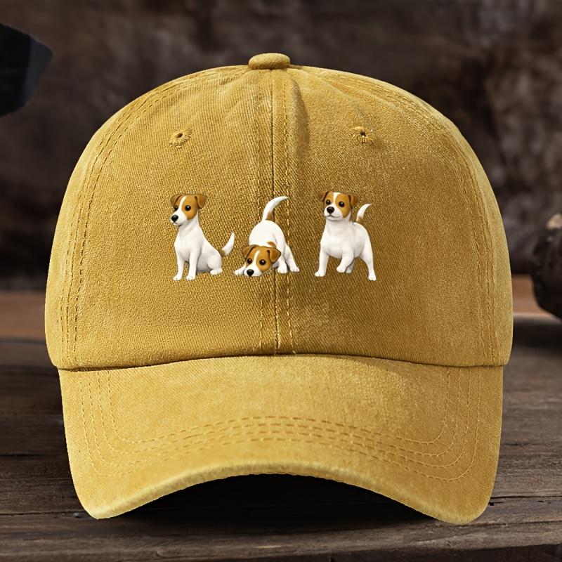 Fun and Cute Dog Print Baseball Hat Unisex Outdoor Fashion Versatile Peaked Hat Trend