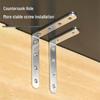Reinforced 90° Stainless Steel L/T Bracket for Wooden Doors