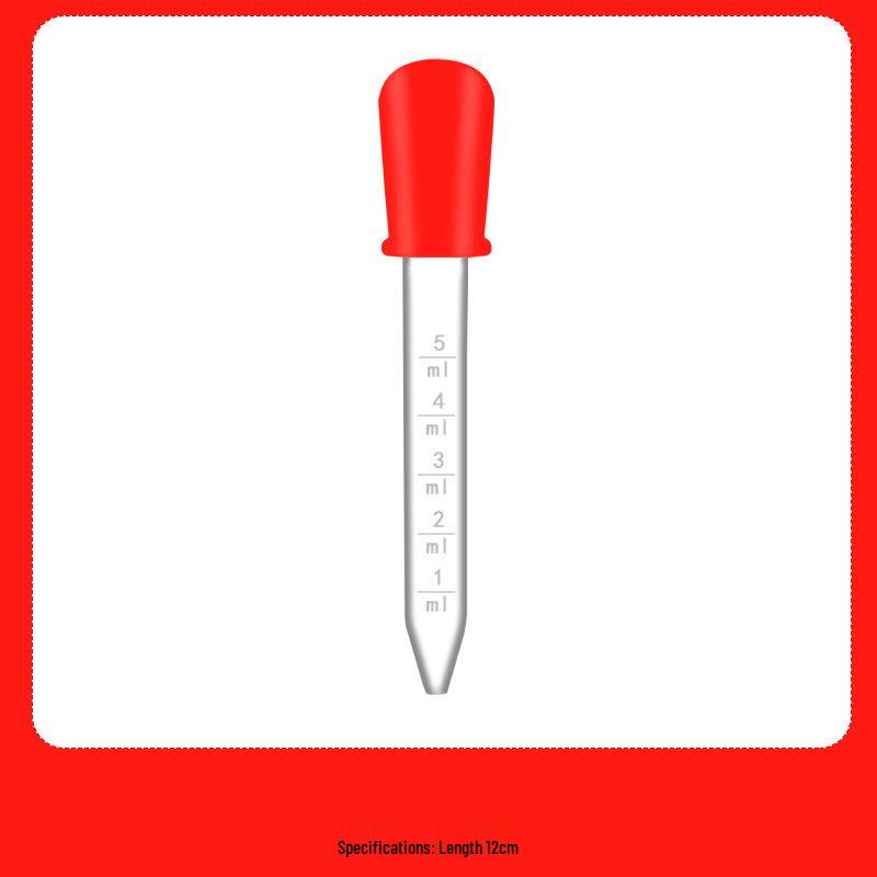 

5ml Food Grade Silicone Dropper with Scale - Anti-Choking Baby Medicine & Water Feeder