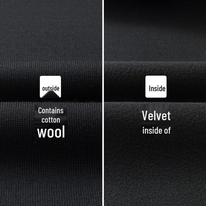 GIOVANNI VALENTINO Men's Wool Blend Fleece-Lined Tapered Sweatpants