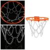 12 Hoop Basketball  Iron Chain Net No Deformation Basket Rim Net Basketball Hoop Net  Outdoor