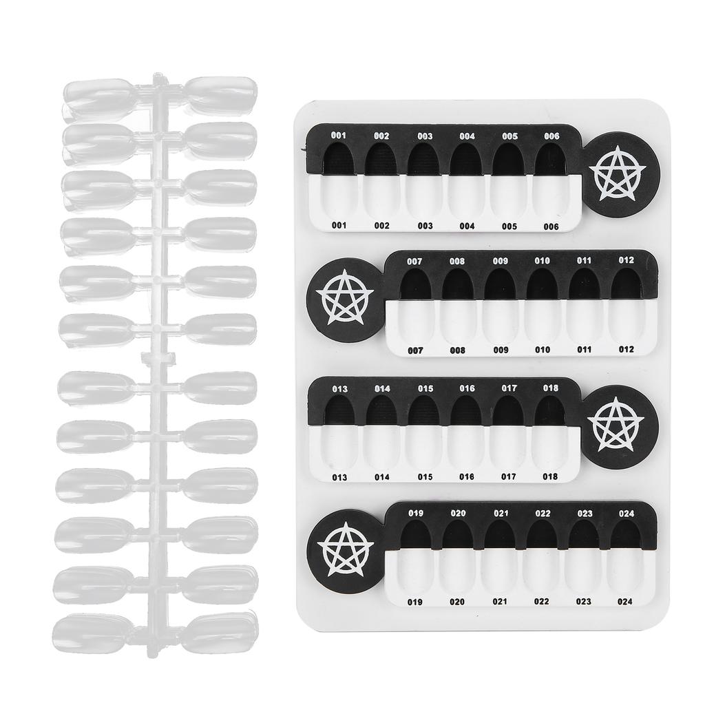 24 Grids Nail Color Display Board Magnetic Nail Display Rack Color Showing Shelf Card Chart