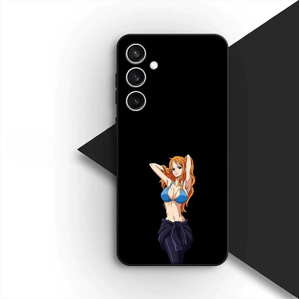 Cover for Samsung Galaxy S10 S8 S9 Plus A33 A34 A31 70 A71 A72 Note 20 9 8 S10E Phone Case Nami Roronoa Zoro One Luffy Pieces