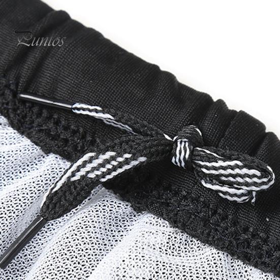 Trunchi de înot pentru bărbați, cu cordon, talie elastică, uscare rapidă, slim fit, mărime mare, culoare contrastantă, boxeri pentru baie, surfing, sporturi acvatice, pantaloni scurți de înot