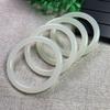 1 Pc Natural Jade Bangle Fashionable Charm Jade Bangle Women's Gift
