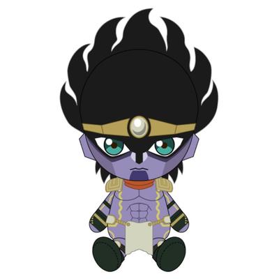 JoJo's Bizarre Adventure Stardust Crusaders Star Platinum Chibi Pelúcia