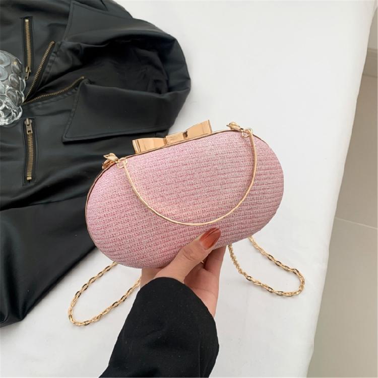 PU Leather Glittering Evening Bag Wedding Crossbody Handbag Purse for Parties