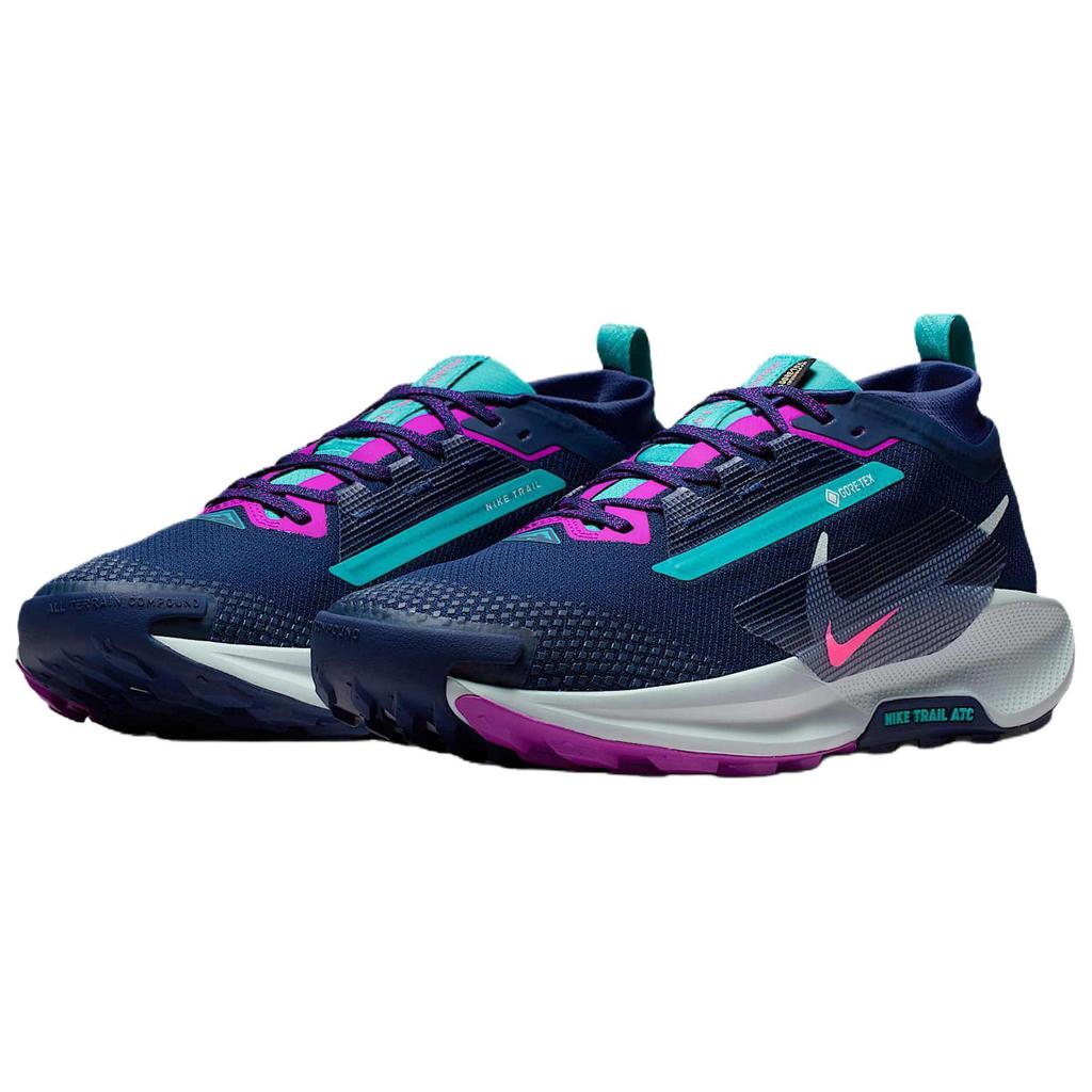 Nike Pegasus Trail 5 GORE-TEX Midnight Navy Hyper Pink Męskie Buty Sportowe Niebieski Żywy Fioletowy Lodowy Niebieski FQ0908-403
