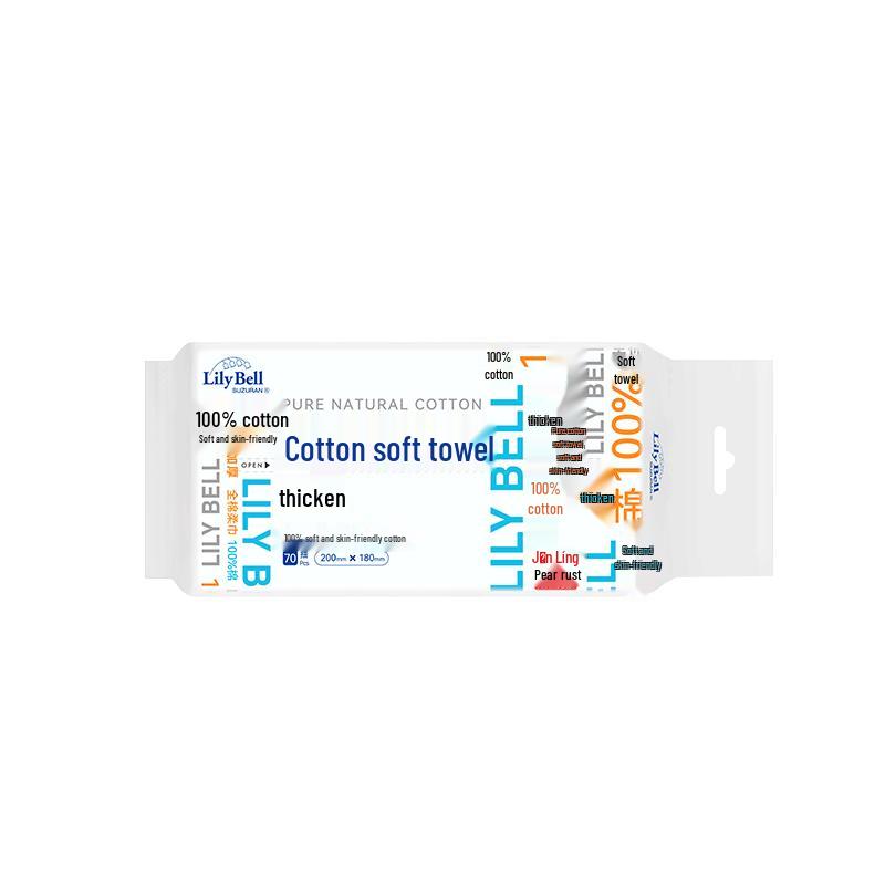 LilyBell Disposable Thick Cotton Facial Cleansing Towels