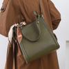 Women's shoulder bag, new fashionable women's bag, simple large capacity tote bag, versatile daily commuting crossbody bag