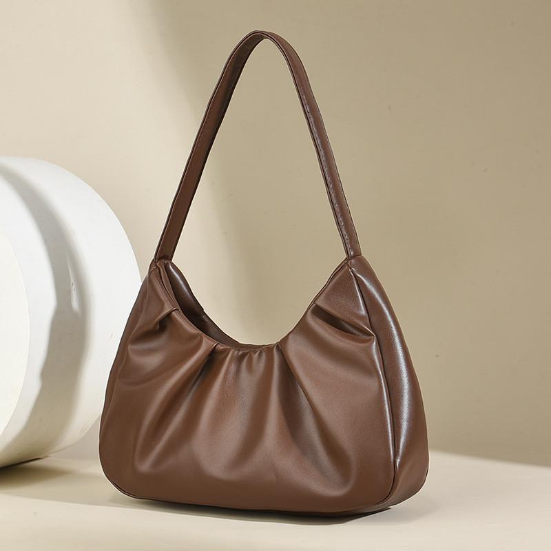 Stylish Pleated Highend Underarm Bag For Women Available In Multiple Colors Elegant