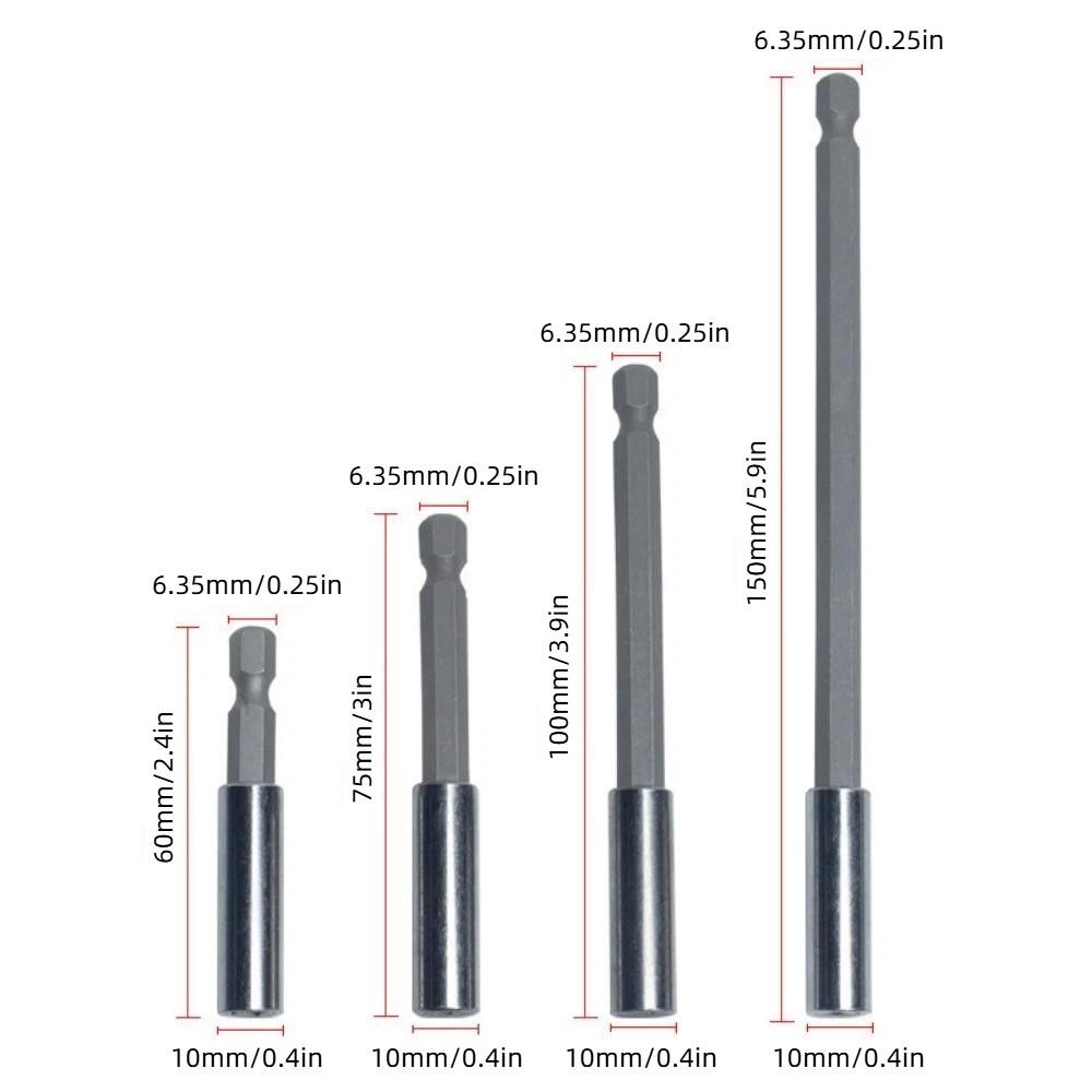 3/4/5/10Pcs Corrosion Resistance Hex Shank Driver Adapter Drill Bit Support Sleeve Drill Bits