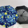 1pc Night Sky Stars Pattern Umbrella Design Automatic Opening and Closing Umbrella, High-quality Travel Umbrella, Lightweight and Portable, -1002131