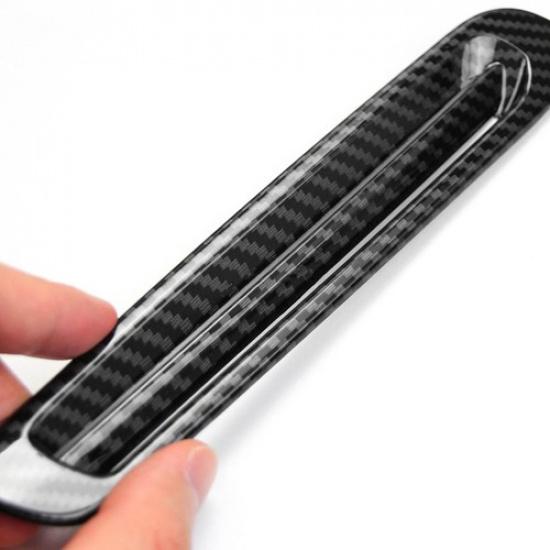 Carbon Fiber Interior Dashboard A-Pillar Air Vent Cover For + Mazda 3 CX-30