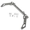 Cross Bar Adjustable Handlebar Balance Lever Universal Silver For Motorcycle