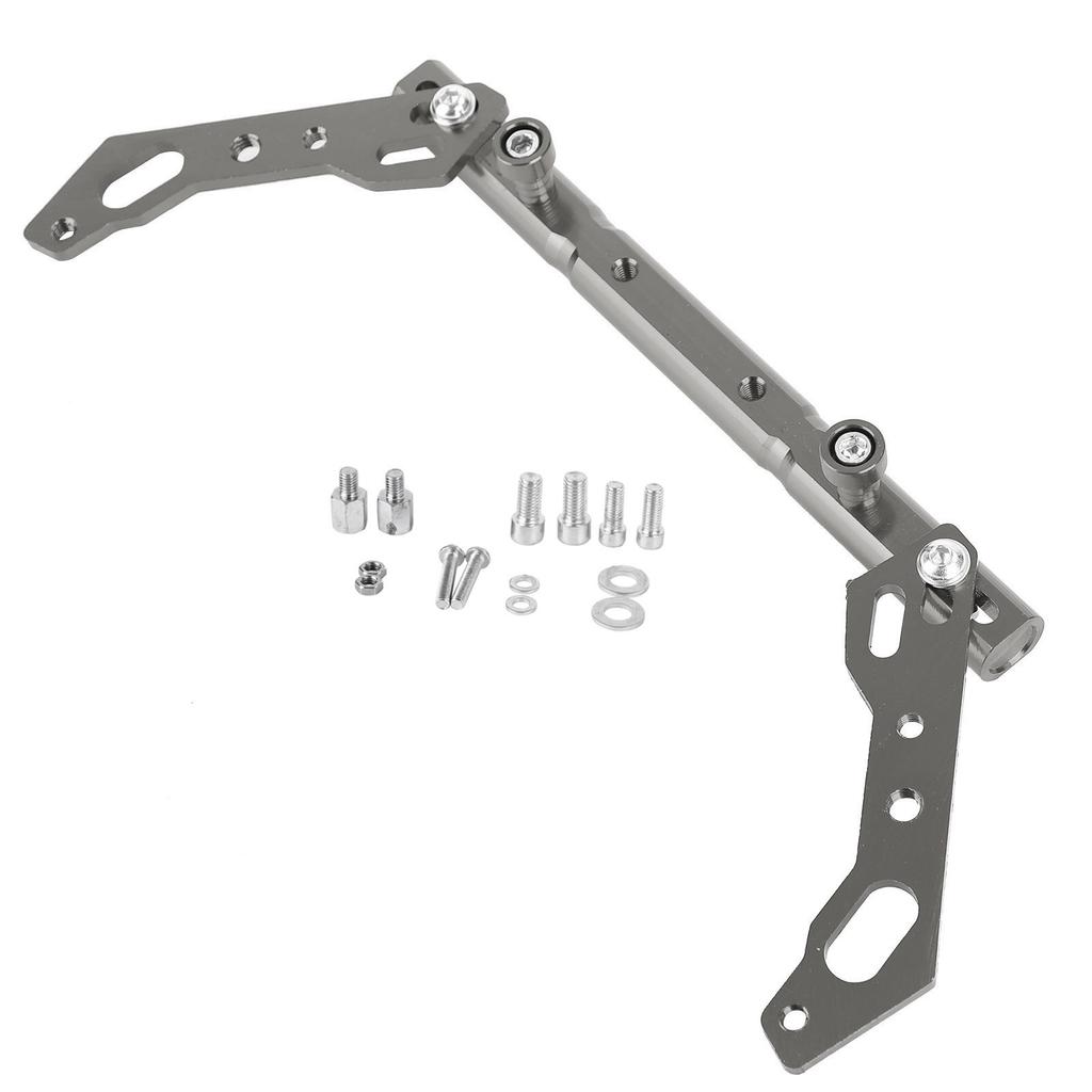 Cross Bar Adjustable Handlebar Balance Lever Universal Silver For Motorcycle